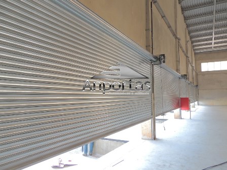 Portas de Enrolar Automáticas Galpão